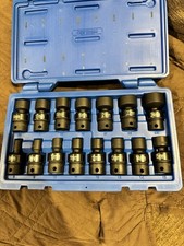New Cornwell 16 Piece 38 Drive Metric Swivel Socket Set