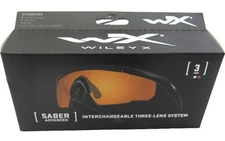 New Wiley X Saber Advanced Matte Black Frame Interchangeable Three-Lens System