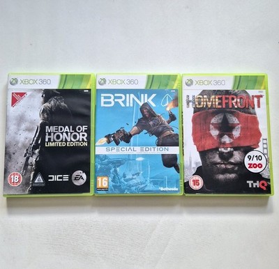 : Xbox 360 Shooter Bundle - Medal of Honor Ltd Ed, Brink Special Ed, Homefront