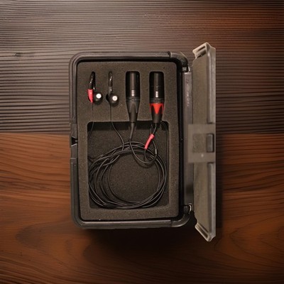 Sonic Presence SP15 PRO XLR Stereo Binaural Ear Microphones 360º Spatial Audio