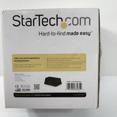StarTech USB 2.0 to SATA/IDE Hard Drive Docking Station for 2.5/3.5 HDD