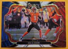 JOE BURROW 2025 PANINI SELECT FIELD LEVEL TRI COLOR /99 CINCINATTI BENGALS SP