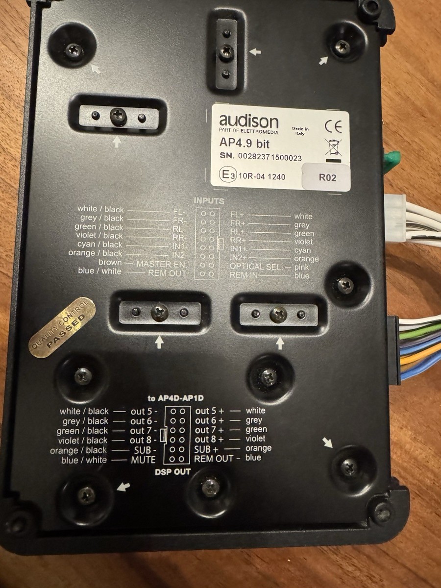 audison AP4.9 bit アンプ内蔵DSP 520W