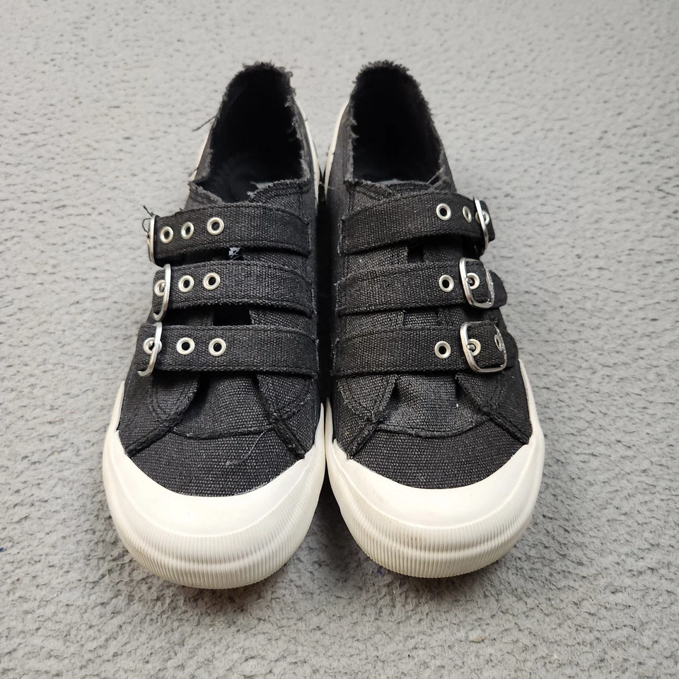 Rocket Dog Jolissa Aviator Distressed 黑色时尚运动鞋女式 9.5 码 — 第 2/4 张图片