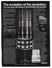 BOSE 901 Series IV Direct/Reflecting Speaker 1979 Magazine  Print Ad