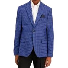 B By Brooks Brothers Big Boys Classic Fit Stretch Suit Jacket Size 18R