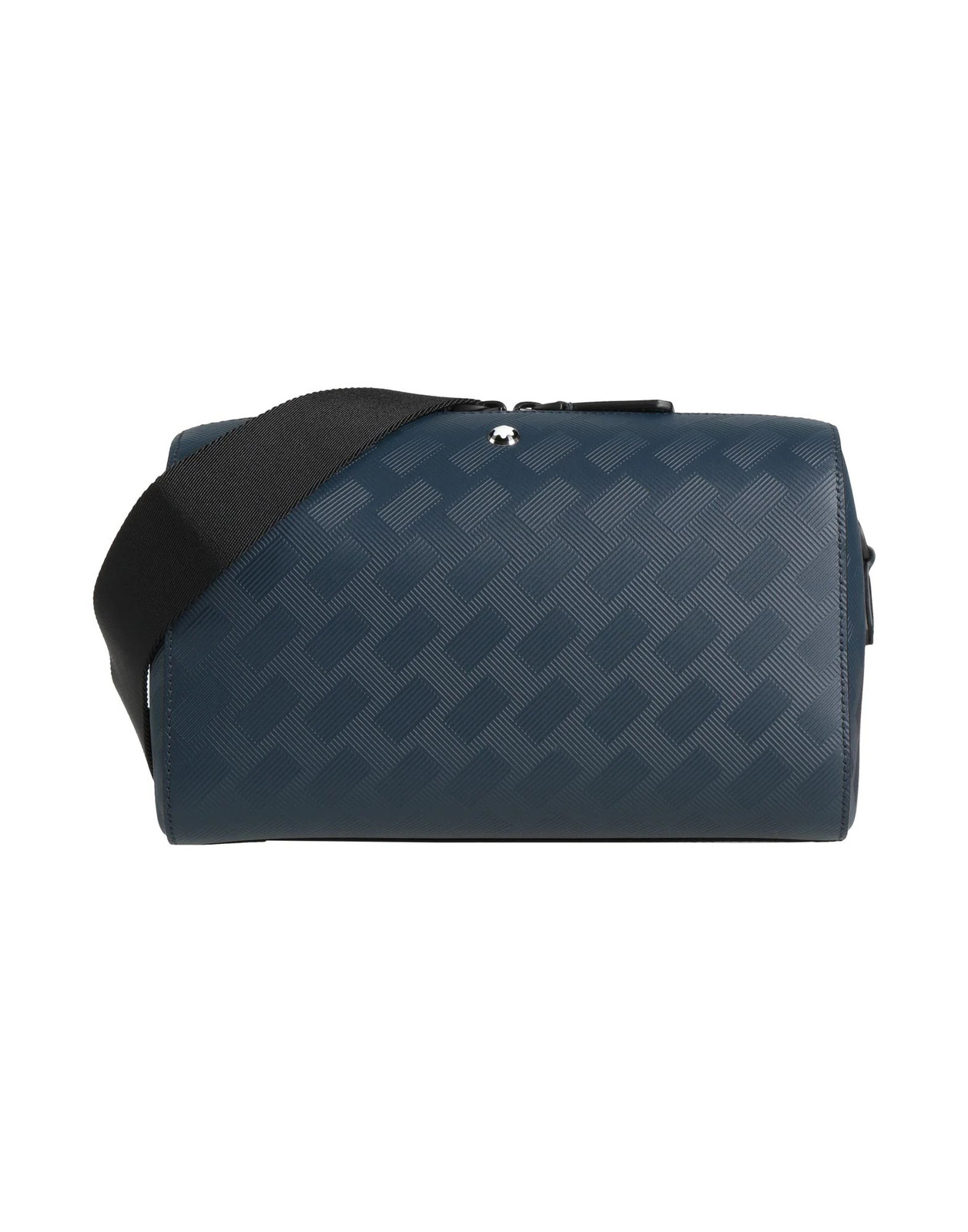 Montblanc - Men - Textured-leather Crossbody bag - Navy blue