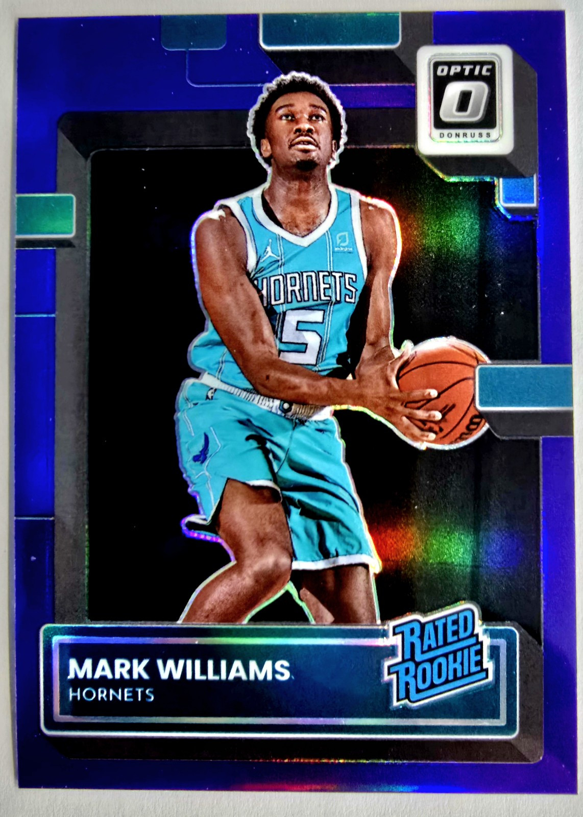 2022-23 Panini Optic Mark Williams Rated Rookie Purple Prizm Card #245 🟣✨️