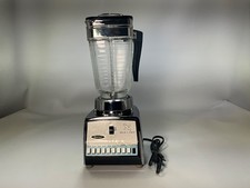 Vintage Osterizer Blender Chrome Base Glass Jar Tested Working Mid Century