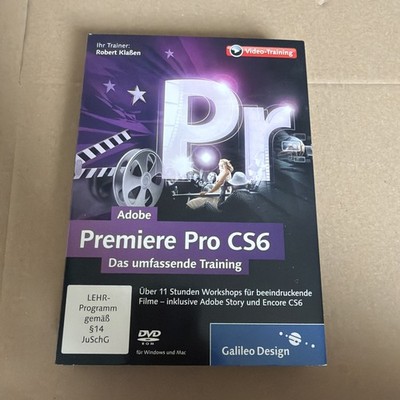 Adobe Premiere Pro CS6 Video-Training DVD   perfekter Zustand