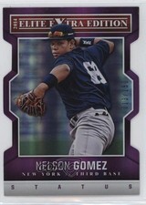 2014 Panini Elite Extra Edition Status Purple Die-Cut /150 Nelson Gomez #98 0lm