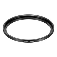 58mm Male 60mm Female Step Up Ring Adapter for ND IR DSLR, Black