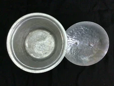 Hand Hammered Forged Aluminum Stockpot 7" Pea Pod Lid Vintage 70