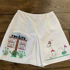 Vintage Rare Jantzen Fun Unique Woman s Twi-Lite Golf Skirt 30 Waist Pleated Art