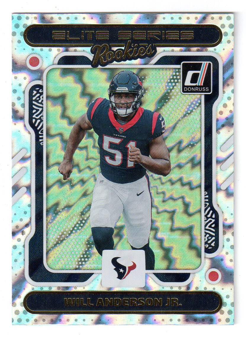 2023 Donruss #1 WILL ANDERSON JR 'ELITE SERIES ROOKIES' RC! TEXANS