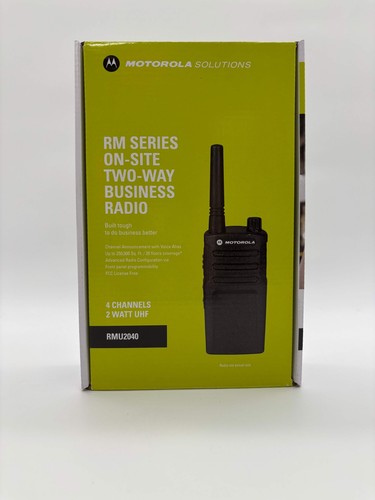 Motorola RMU2040 3.6V On-Site Dwukierunkowe radio biznesowe 4 kanały 2 W UHG