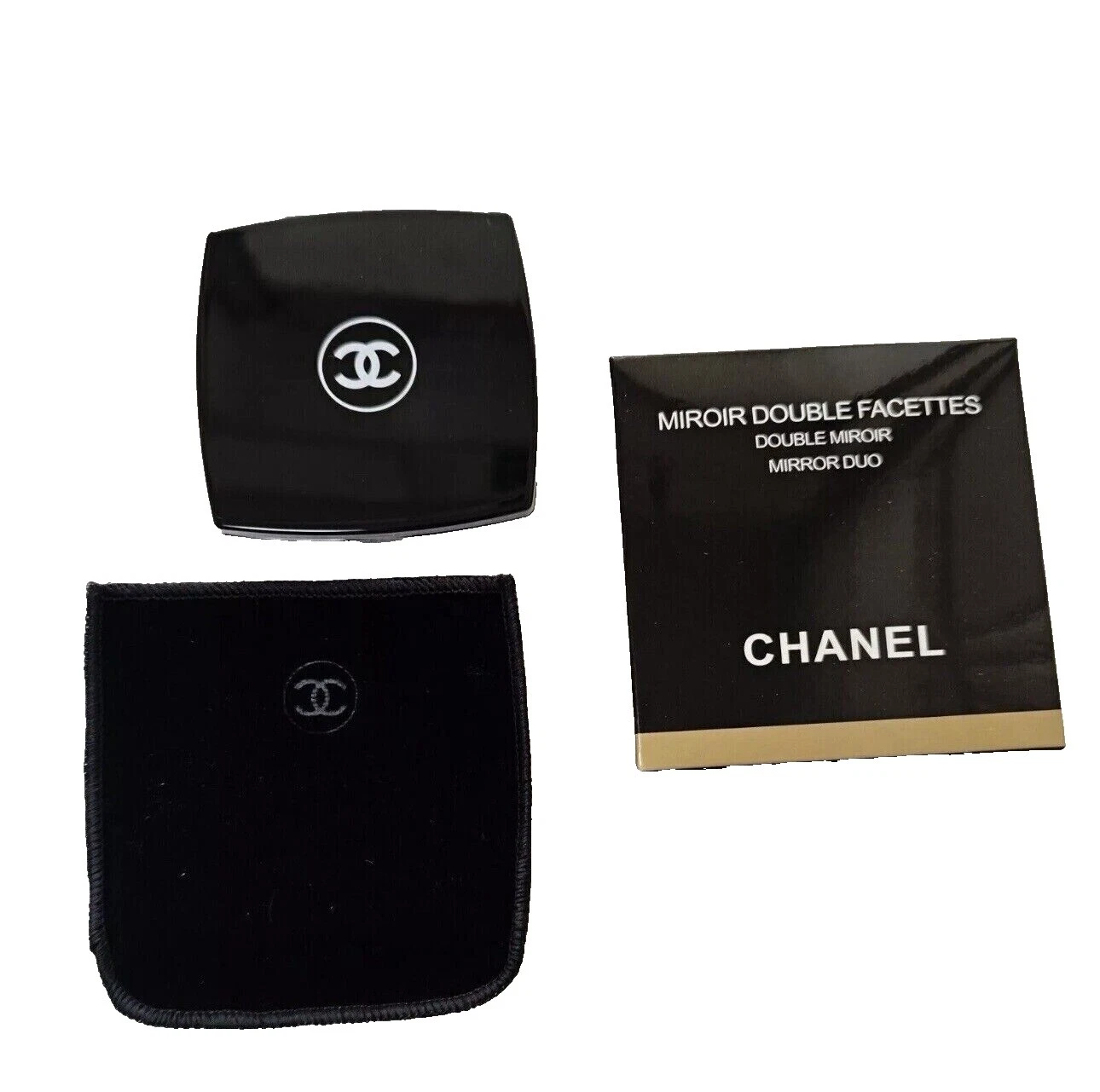 CHANEL Black Compact Makeup Mirrors
