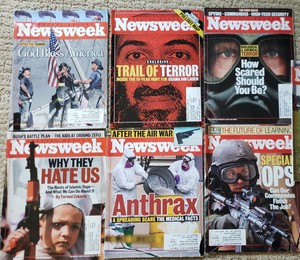 Newsweek 9/11 September 11th, 2001 Magazine Collection ~ 7 ISSUES SEPT