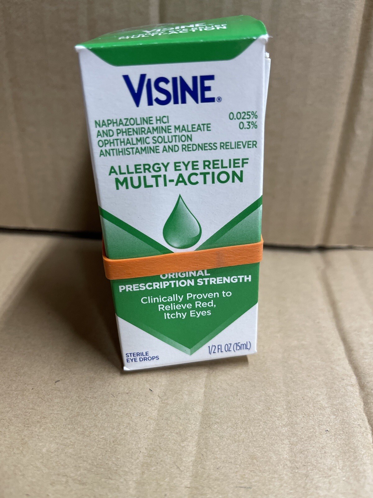 Pack Of 3 VISINE Allergy Eye Relief Multi Action 1/2 Oz Exp 07/2023 - NEW