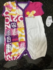 Walt Disney World Minnie Mouse Baby Girl One-Pc Romper Outfit 3-6 Mos. NWT