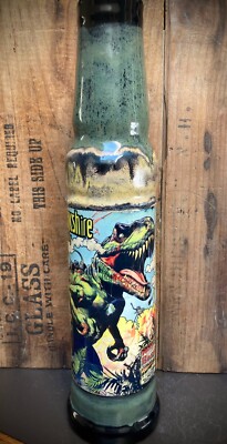 Ceramic Bong Hookah Bubble Pipe T-Rex Dinosaur Prehistoric Glass Bowl Heady Clay