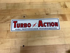 Turbo Action Transmissions Original Vintage Nhra Drag Racing Decal 3 X 12