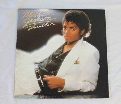 Michael Jackson Thriller LP RARE Back Cover Error FIRST PRESSING