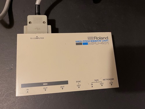 Roland MPU-401 MIDI Processing Unit 1 IN 4 OUT 1984 Vintage Synth BARELY USED - Picture 2 of 4