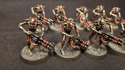 Necron | Warriors /w Gauss Reaper | Painted & Ready for Battle | eBay