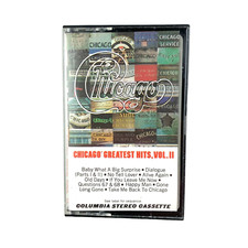 Chicago's Greatest Hits Vol II Cassette PCT 37682 Untested