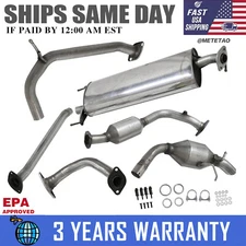 Res, Muffler, Front Pipe & Cat Converter For 2013 2014-2018 Toyota RAV4 2.5L