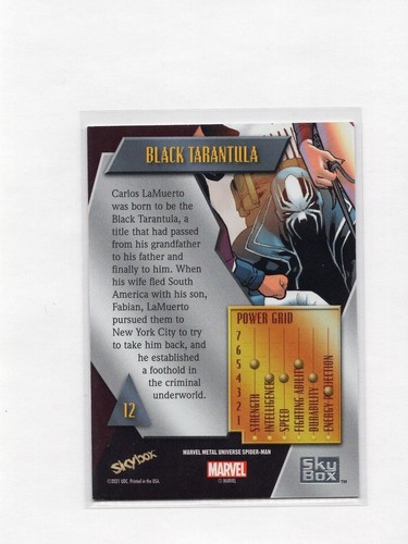 Pack Fresh MINT! MARVEL METAL SPIDERMAN BASE CARDS 2021-2022 #1-100 FINISH SET! - Picture 15 of 97