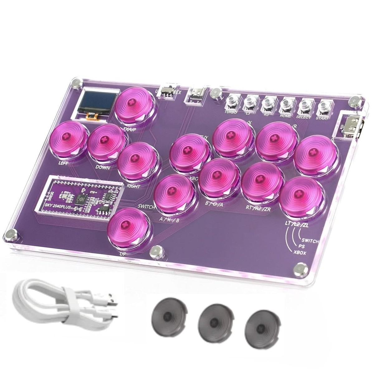 ARCADE STICK HITBOX 13 KEYS RGB CONTROLLER PS3/PS4/SWITCH MORE | eBay