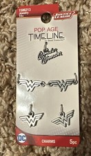 DC Comics Wonder Woman Metal Charms NEW 5 Pc