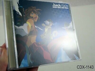 Hack SIGN Anime OST #1 Original Soundtrack Cracked Case US Release