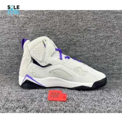 Air Jordan True Flight GS Grey Purple Shoes 343795-052 | eBay display picture 2