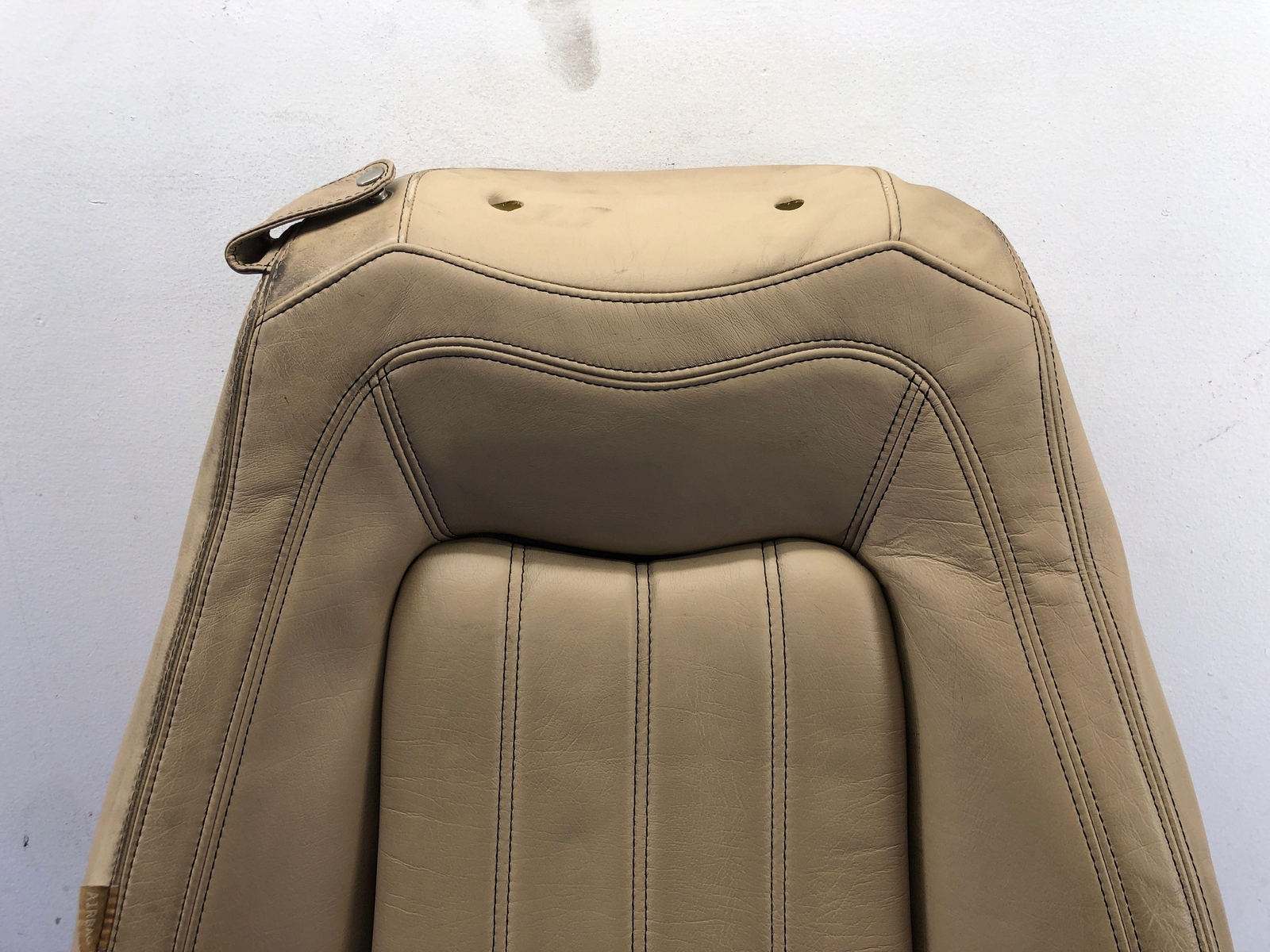 2008-2019 MASERATI GRANTURISMO FRONT RIGHT UPPER SEAT CUSHION BEIGE LEATHER OEM