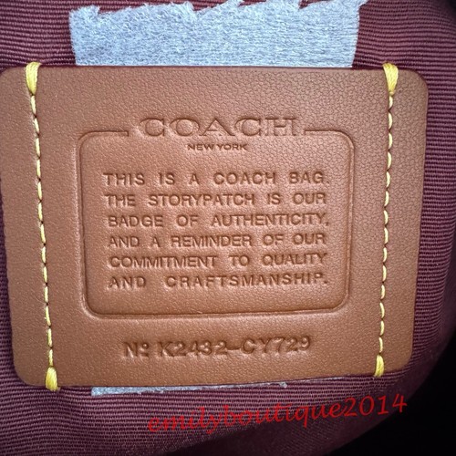 NWT Coach CY729 Laurel Shoulder Bag In Signature Canvas & Rose Print Crossbody - Picture 19 of 20