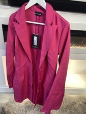 pretty little thing pink blazer dress size 12