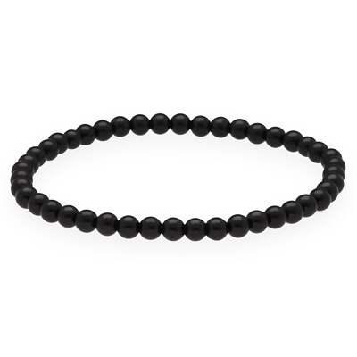 Onyx Mini-Kugelarmband 4mm | Edelsteinschmuck | Lebensquelle Plus