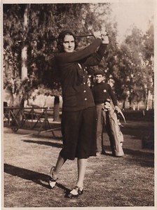 Original Press Photo Golf Club Argentino Capa Capitana Semi Carnfos Carlis 1931