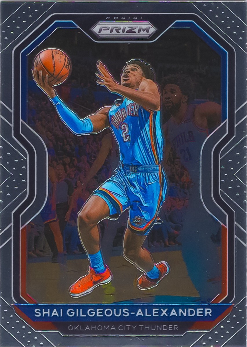 Shai Gilgeous-Alexander 2020-21 Prizm Basketball Chrome Base Card