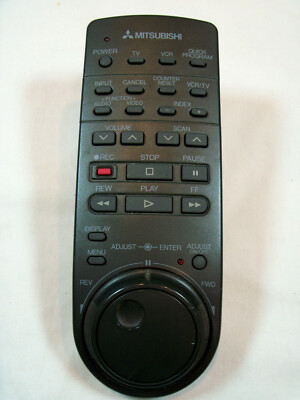 Genuine Mitsubishi TV VCR Remote Control Original OEM