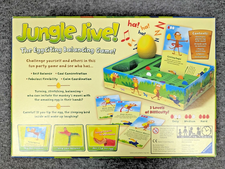 Ravensburger Jungle Jive Balancing Game Interactive Sounds 2010 Complete EUC - Image 2 of 4