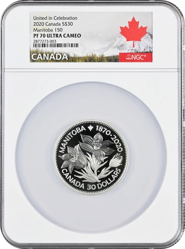 2020 $30 Canada Manitoba 150 United in Celebration - NGC Graded