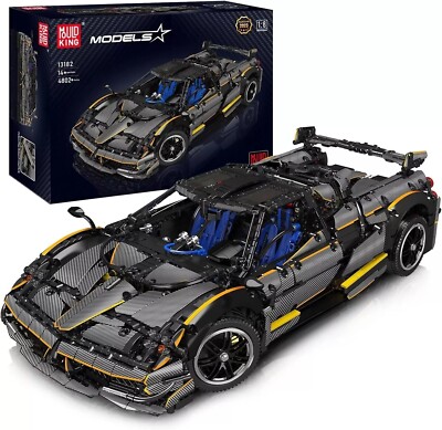 Mould King 13182 Car Building 1:8 Scale Supercar 4802 pcs Toy Clamping Blocks