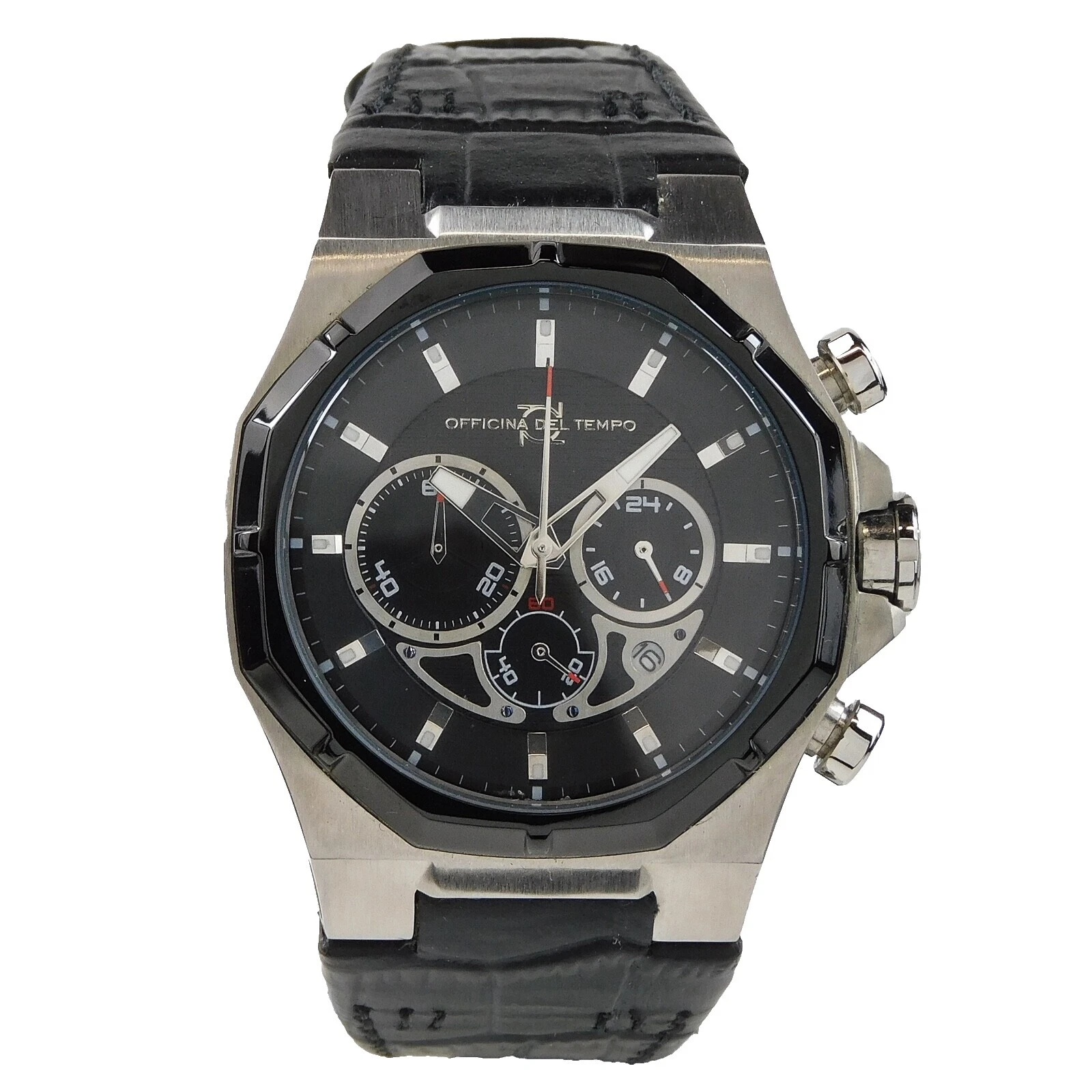 Officina del Tempo Stainless Steel Case Analog Wristwatches
