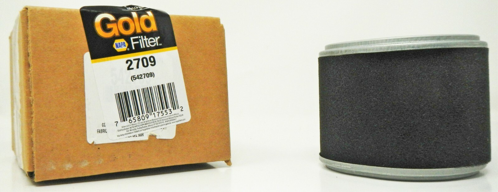 NAPA 2709 Gold Air Filter Aquacide Smithco Sprayer 96-09 Cellulose Material