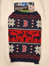 Genuine MLB Boston Red Sox Dog Sweater - Large (30-40lb)