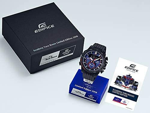 CASIO Watch Edifice Scuderia Toro Rosso Limited Edition ECB-800TR-2AJR Men's New - Picture 2 of 2